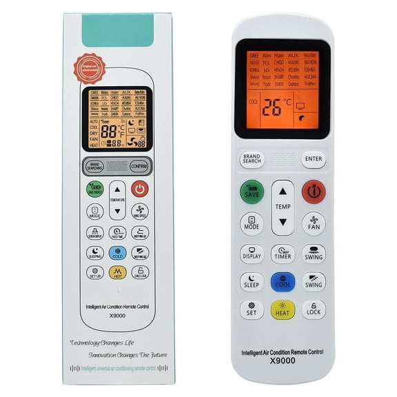 New X9000 Inteligent Universal For LG Gree Midea Air Conditioner Remote Control