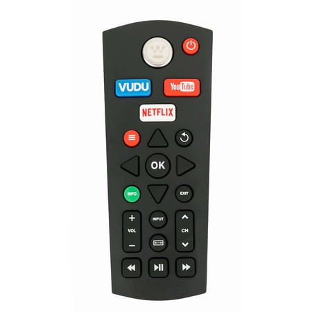 New XHY-386-01 Remote Control with Netflix Vudu Youtube for Westinghouse TV WD60MB2240 WD32FC2240 WD65MC2240