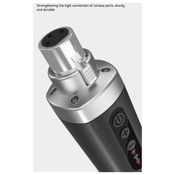 New XLR Adapter System Wireless Microphone Transmitter Receiver for Dynamic Guitar Audio ywm58