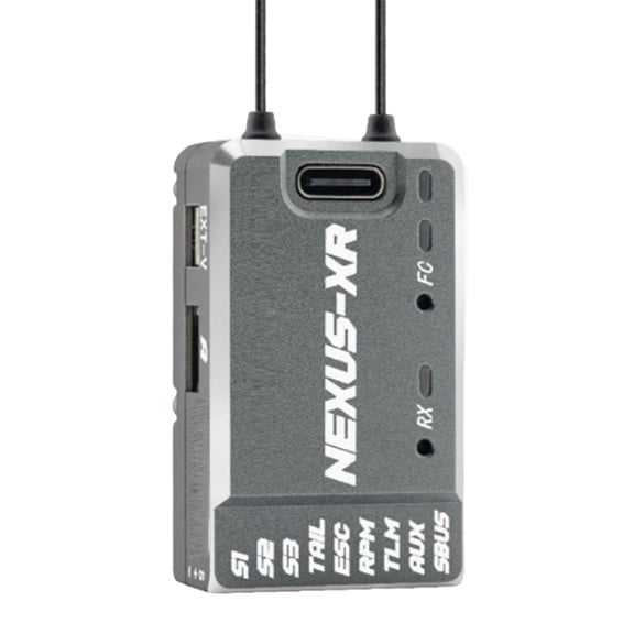 New -XR Helicopter Flight Controller ICM42688P 6- MEMS Integrated 2.4GHz ELRS RX for RC Fixed Wing Helicopter