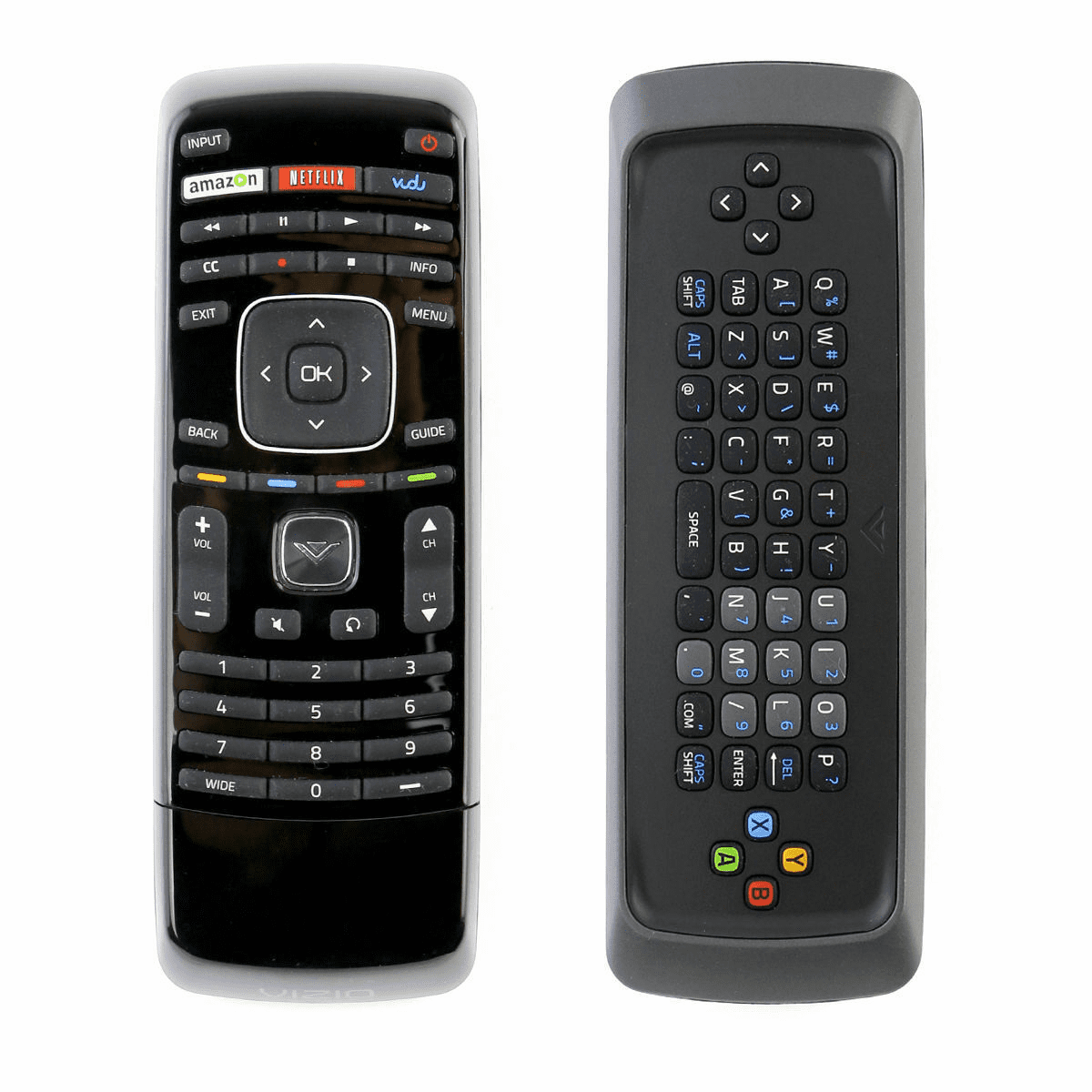 New XRT300 Qwerty Keyboard Remote Control Fit for VIZIO LCD LED Smart ...