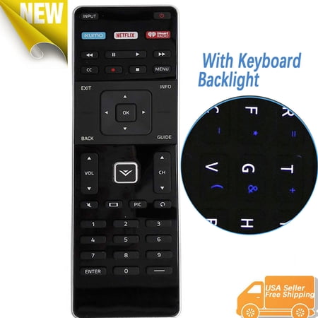 New XRT500 Remote for Vizio Smart TV M75-C1 M322I-B1 M652IB2 P602UI-B3 P702UI-B3