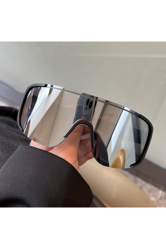 New Y2K Style Cycling Sunglasses Windproof Glasses for Men Women Retro-Reflective Sheeting Lens Road Riding Sport Glasses