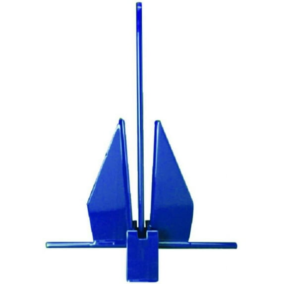 New Yachting Series Anchor - Vinyl Coated greenfield Products Gpi-17-r Weight 16 lbs. Boat Size Up to 38' Blue