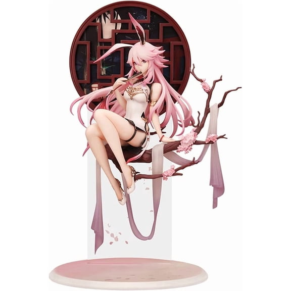 New Yae Sakura Mandarin Gown Ver.Honkai Impact Character Anime Statue Figure Desktop Ornament Popular Decorations Fan Souvenirs Creative Gift Collection 33cm/11inch