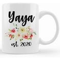 thumbnail image 1 of New Yaya Gift, New Yaya Mug, Promoted To Yaya, Yaya Est Mug, New Grandparents Gift, Grandma To Be, Baby Announcement Gift, Ceramic Novelty Coffee Mug, Tea Cup, Gift Present, 1 of 2