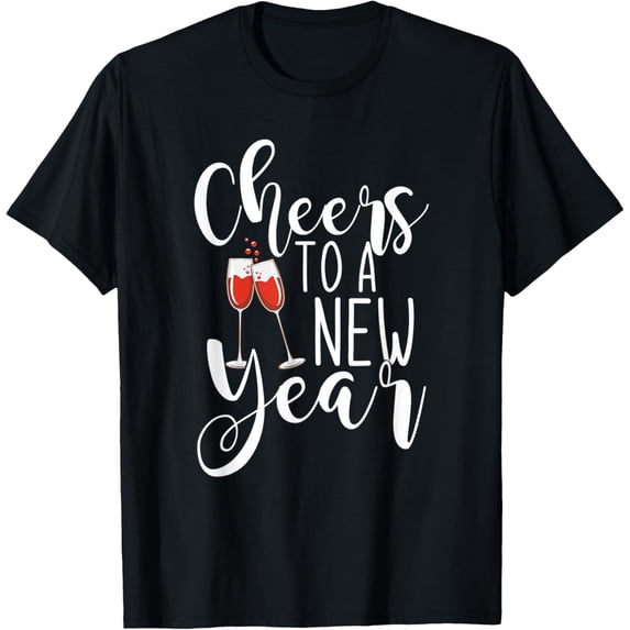New Year 2021 Champagne Party Cheers Happy New Year T-Shirt