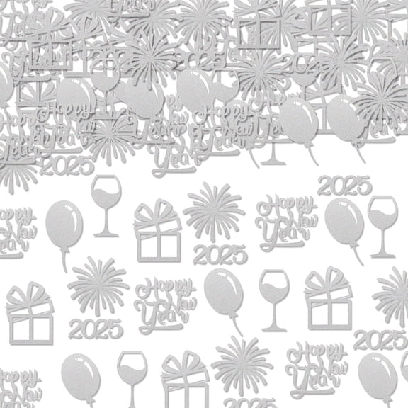 New Year Celebration Fashion Confettis 100 Pieces Set of Sturdy Paper Materials for Parties Supplies and Event