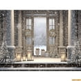 thumbnail image 1 of New Year Christmas Day Festival Photography Backdrop Fireplace Winter Living Room Gift Holiday Photo Studio Background RS-29, 1 of 5