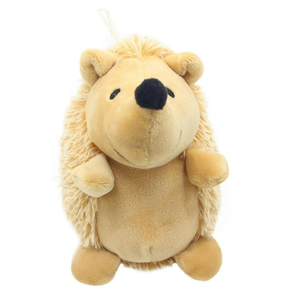 New Year 2022! Plush Dog Toy - Super Soft Faux-Fur Hedgehog Dog Toy - Stuffed Squeak Toys, Non-Toxic Pet Biting Training Playing