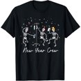 thumbnail image 1 of New Year Crew Skeleton Nurse Crew ER ICU New Year Eve Party T-Shirt TShirt, 1 of 4