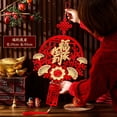 thumbnail image 1 of New Year Decoration 2025 Blessing Pendant Spring Festival Talisman Pendant Chinese New Year Decoration for Wall House Room Indoor Outdoor Decoration gifts(C1), 1 of 4