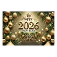 thumbnail image 1 of New Year Decorations Holiday Wall Decor Banners, Suitable for Indoor and Outdoor Parties, Christmas, Offices, and Schools, 2026 Celebration Backdrop, Festive Party Supplies,B, 1 of 2