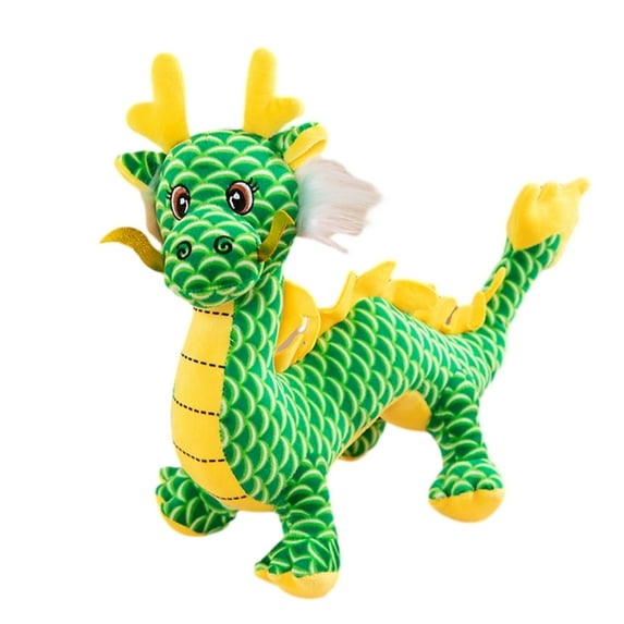 New Year Dragon Year Mascot Zodiac Plush Toy Cute Dragon Stuffed Animal Plush Doll Soft Toy Gift For Christmas Halloween Thanksgiving