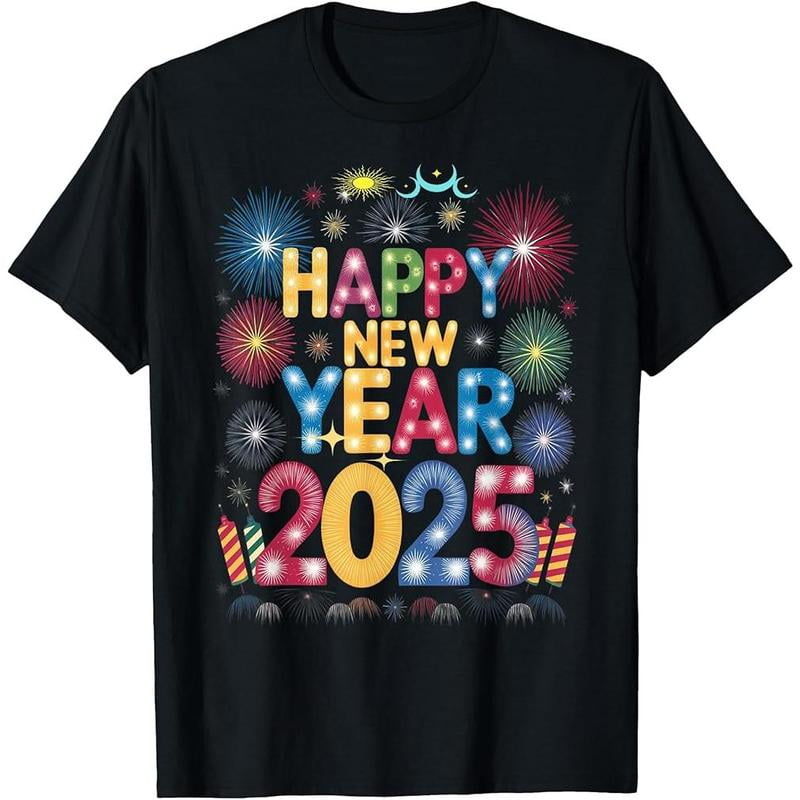 New Year Eve Party Supplies 2025 Matching Happy New Year Unisex Comfort