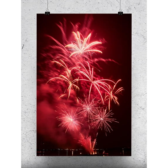 New Year Fireworks Celebration Poster -Image by Shutterstock