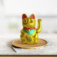thumbnail image 1 of New Year Fortune Cat Decoration Charm Ornament Auspicious Feng Shui Statue Welcoming Wealth & Home, 1 of 6
