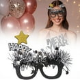 thumbnail image 1 of New Year Glasses Glitter Holiday Party Glasses Frames Accessories Costume Eyeglasses for 2026 New Year's Eve Party Decorations Holiday Favors, I, 1 of 9