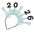 thumbnail image 1 of New Year Headband Tiaras New Year Eve Hair Hoop Headdress Hairs Accessories Holiday Party Supplies Favor Women Men, 1 of 9