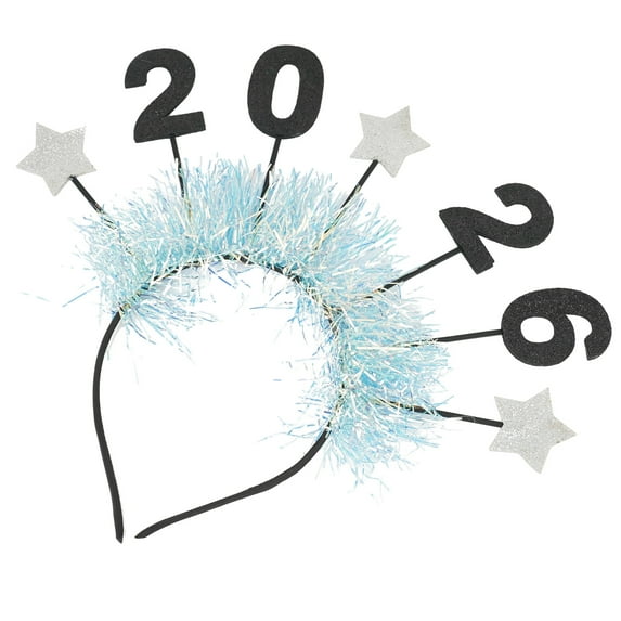 New Year Headband Tiaras New Year Eve Hair Hoop Headdress Hairs Accessories Holiday Party Supplies Favor Women Men