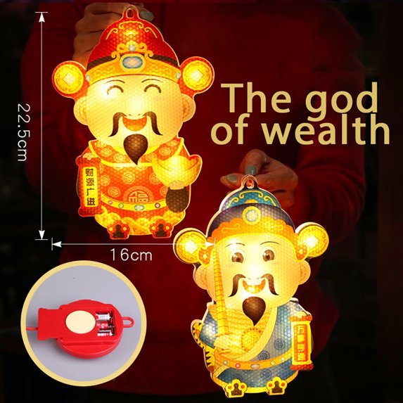 New Year Lantern LED Christmas Lights, Spring Festival Decorative Products, Dragon Year Home Decoration Chinese Lanterns