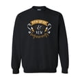 thumbnail image 1 of New Year & New Beginnings Celebration Unisex Adult Crewneck Sweatshirt-Black-5xl, 1 of 4