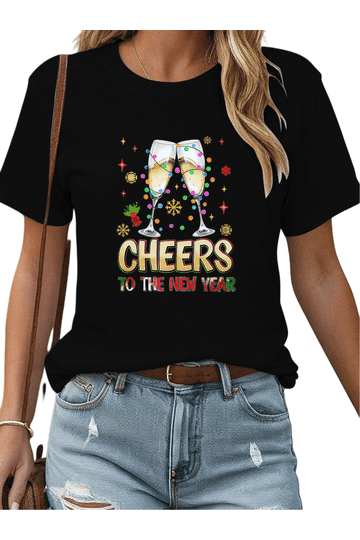 T-shirt Graphic CHEERS Rack N Roll Lake Mary FL - Noir Taille 3XL (Gildan) - Occasion Très Bon État
