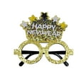 thumbnail image 1 of New Year Party Decoration Glasses Photo Props, Festive Glitter Design with New Year Elements Happy New Year Stars, Perfect for New Year's Eve Countdown Family Reunion, 1 of 4