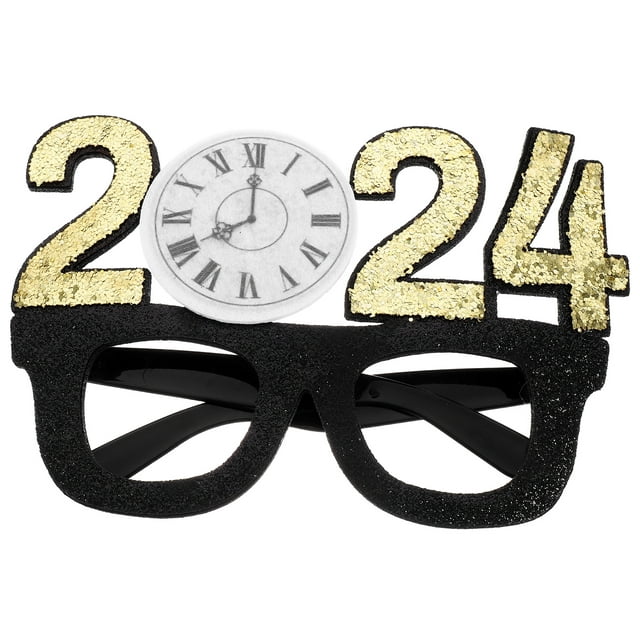 New Year Party Eyeglasses 2024 New Year Party Glasses Celebration Party
