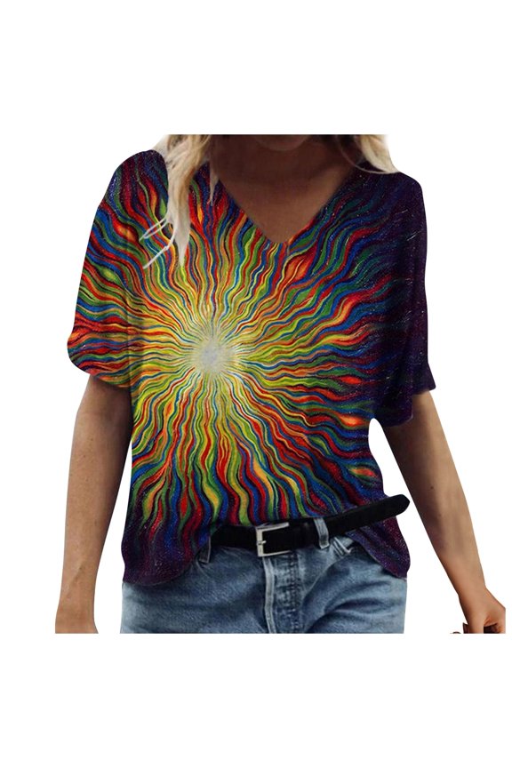 New Year Pyrotechnics Print women's Sport T Shirt, Breathable Cool Dry Mesh Base Layer Tops Short Sleeve Running Top Gym Shirt