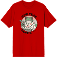thumbnail image 1 of New Year, Same B**** Frog With Cocktail Adult Red Crew Neck Short Sleeve Tee-Medium, 1 of 2