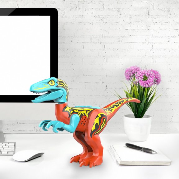 New Year Toys Dinosaur Toys Diy Action Figures Building Blocks Plastic Toys Gift Decor Color