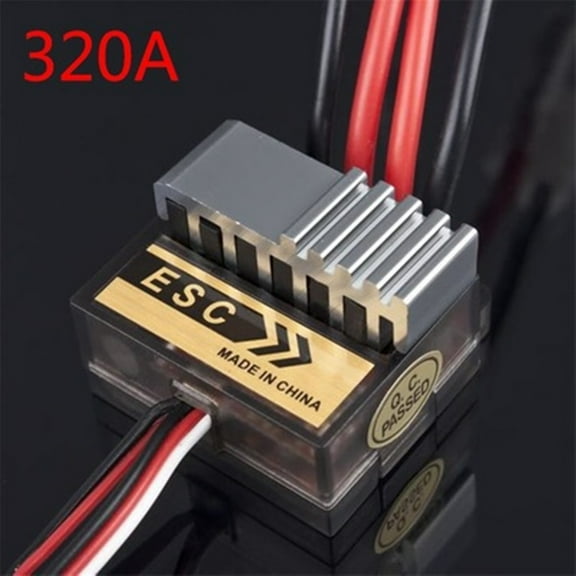 New Year Toys New Brush 1/8 1/10 320A Brushed Speed Controller Esc Rc Truck Car Reverse Toys For Girls Boys 3-6 Years
