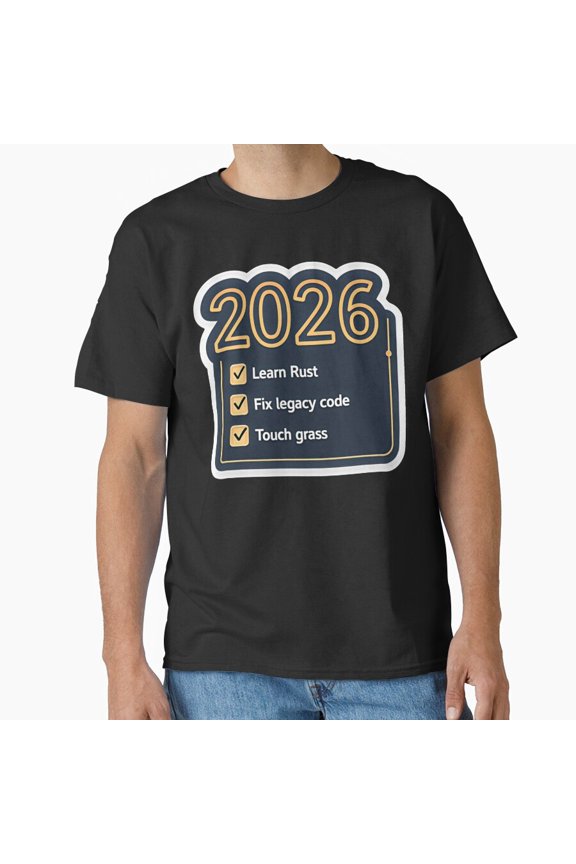 New Year Two Zero Two Six Developer Coding Programmer Unisex T-Shirt ,up to size 5XL