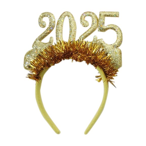 New Year's Eve Party Hairband - Flexible Headband with Festive Design for Unforgettable Celebrations, Comfortable and Easy to Wear, Ideal for Party Favors