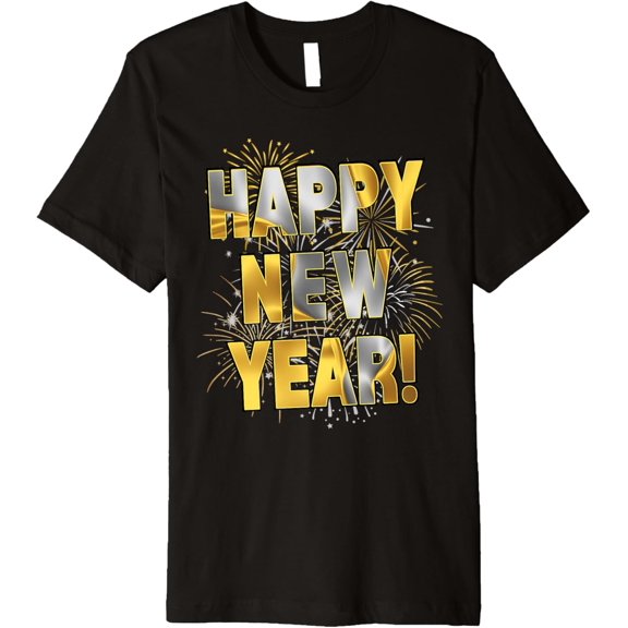 New Years Eve 2025 Countdown Party Matching Group Fireworks Premium T-Shirt