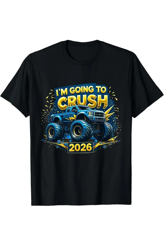 New Years Eve 2026 Monster Truck NYE Party Celebration Unisex T-Shirt ,up to size 5XL