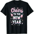 thumbnail image 1 of New Years Eve Happy New Year 2025 Firework Funny Champagne T-Shirt, 1 of 3