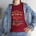 thumbnail image 1 of New Years Eve Is The Bacon Of Holidays Foodie Lovers, T-Shirt, 1 of 2