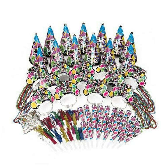 New Years Eve Party Accessories Kit for 25 Guests, 101 pcs