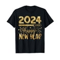 thumbnail image 1 of New Years Eve Party Supplies 2024 Happy New Year Fireworks T-Shirt, 1 of 5