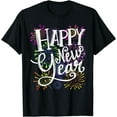 thumbnail image 1 of New Years Eve Party Supplies 2024 Happy New Year Fireworks T-Shirt, 1 of 3