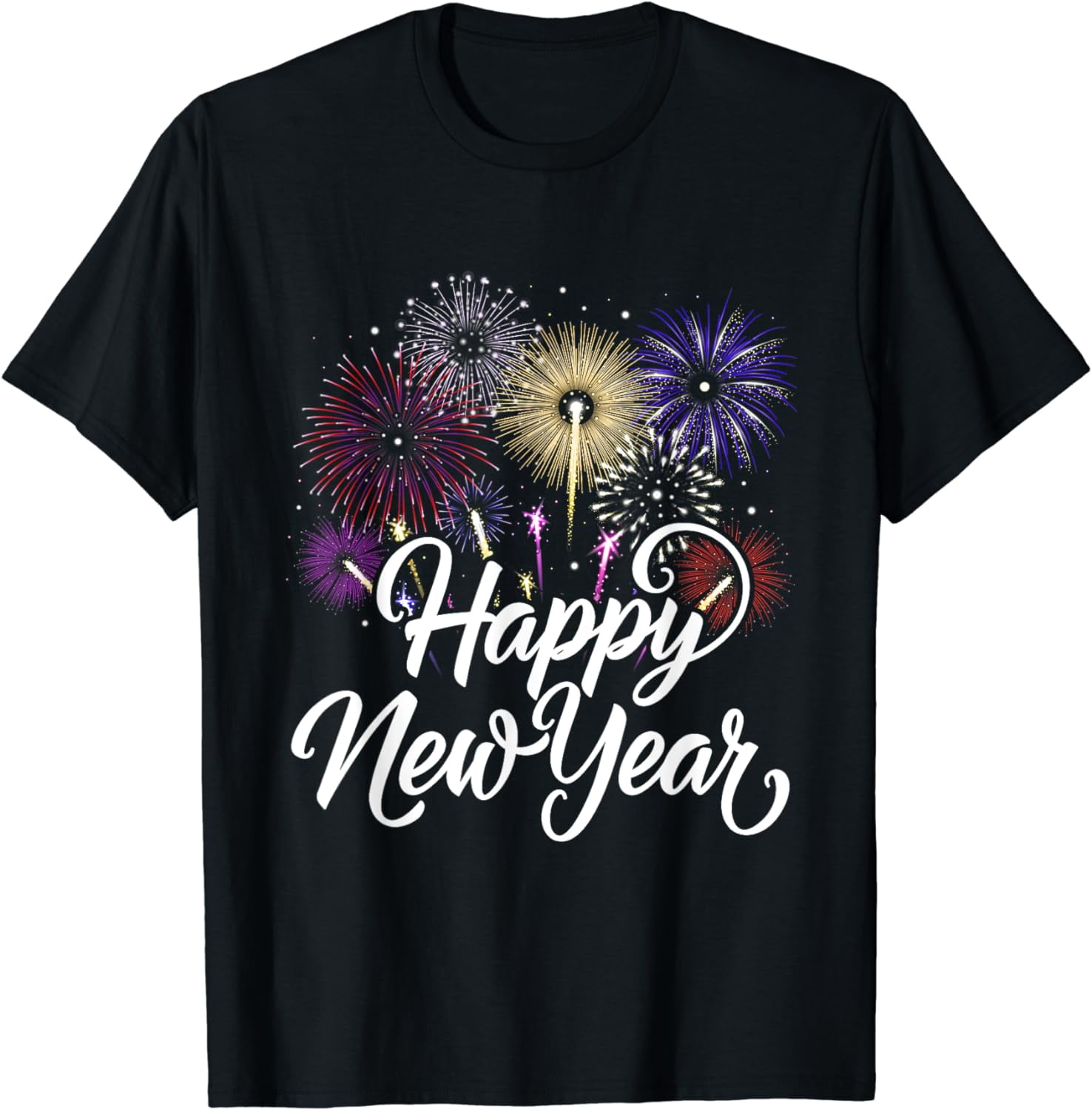 New Years Eve Party Supplies 2024 Happy New Year T-Shirt - Walmart.com
