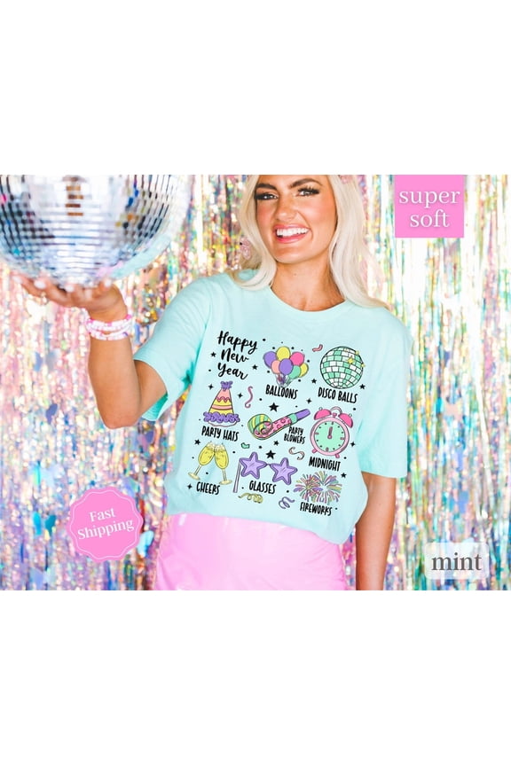 New Years Eve Shirt, New Years Shirt 2024, Women's New Year Shirt, Hello 2024, Goodbye 2023, New Years Tshirt, 2024 Shirt, NYE 2024 Shirt13 All Size S-5Xl