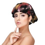 New Years Eve Sleep Cap Satin Bonnet Night Sleeping Soft Hair Turbans For Women