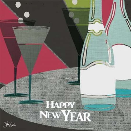 New Years II Canvas Art - Shanni Welsh (24 x 24)