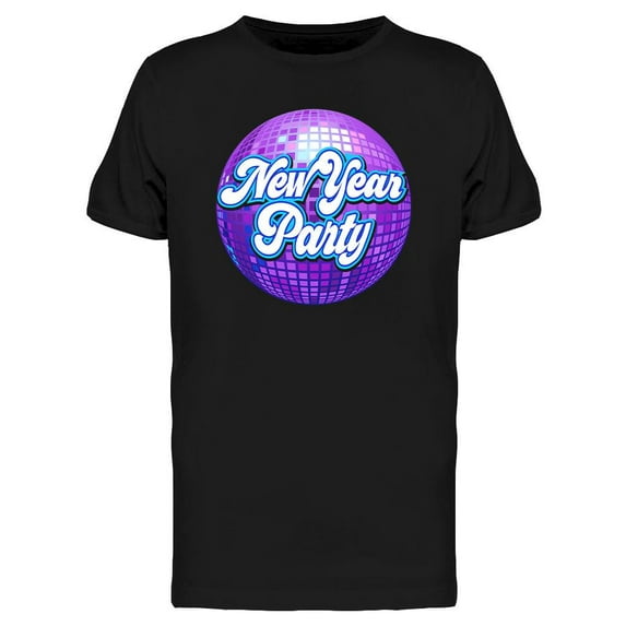New Years Party T-Shirt Men -Image by Shutterstock, Male Medium