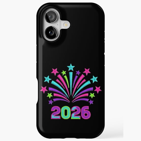 New Years Retro Celebration Design iPhone Case 17 through 11 Pro Max