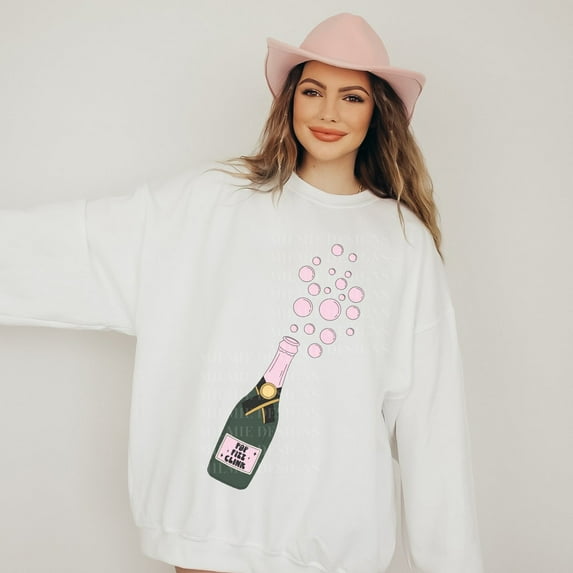 New Years shirt, Champagne Shirt, Nye shirt, new years shirt, womens new years eve sweatshirt, 2024 shirt, pop fizz clink, Trendy sweatshirt All Size S-5Xl