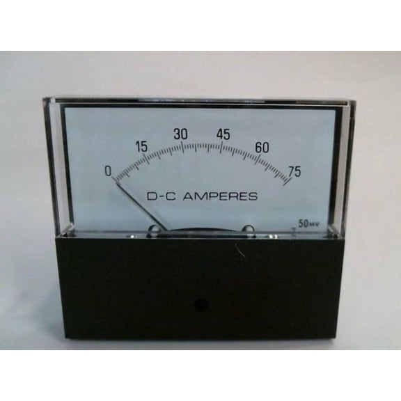 New Yokogawa 251224ECPB Input: 0-50 Millivolts DC Scaled: 0-75A DC Voltmeter NIB